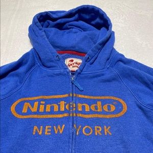 Nintendo zip up hoodie